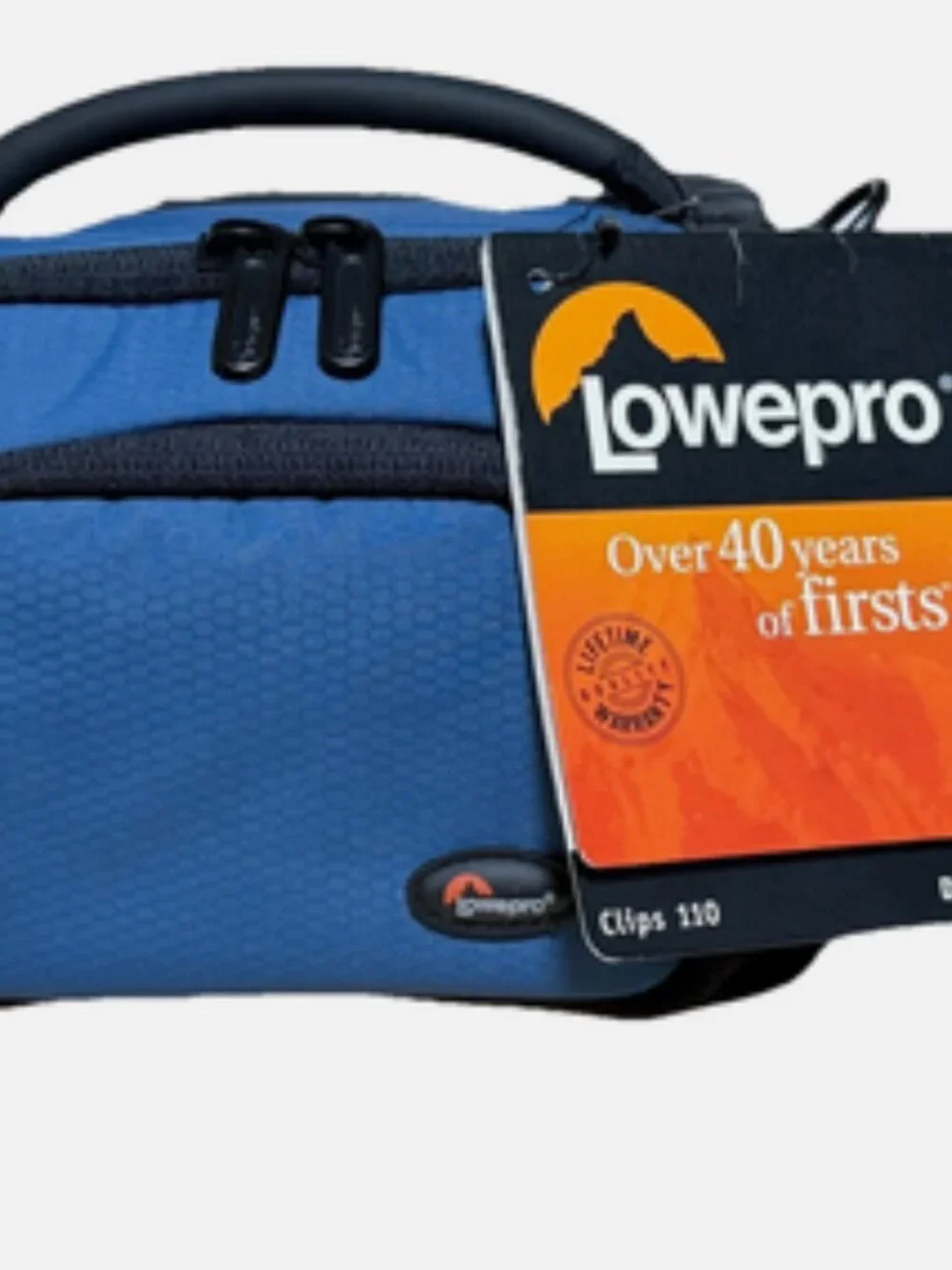 NWT Lowepro Clips 110 Digital Video Camera Bag Blue Black Compact Padded Case